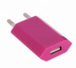 ADOR rojo ENCHUFE FUCSIA USB 1A para SAMSUNG GALAXY SII S2